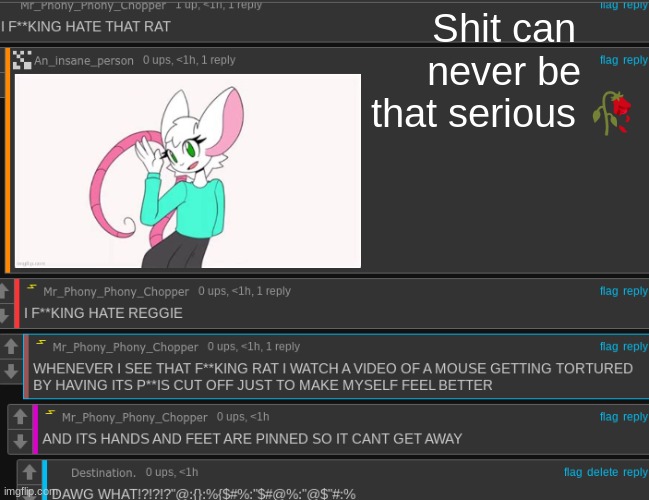 Shit can never be that serious 🥀 | made w/ Imgflip meme maker