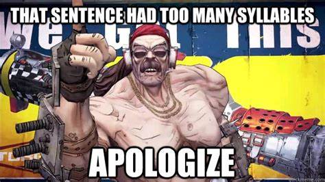 High Quality THAT SENTENCE HAD TOO MANY SYLLABLES  APOLOGIZE Blank Meme Template