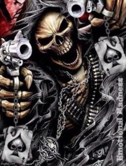 Edgy skull guy | image tagged in edgy skull guy | made w/ Imgflip meme maker