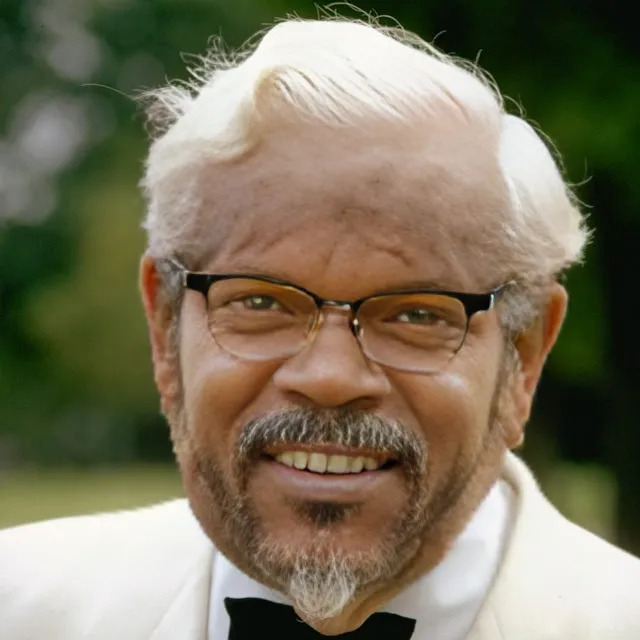 Black Colonel Sanders Blank Meme Template