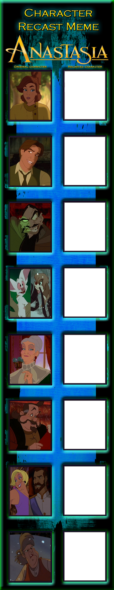 anatomies recast Blank Meme Template