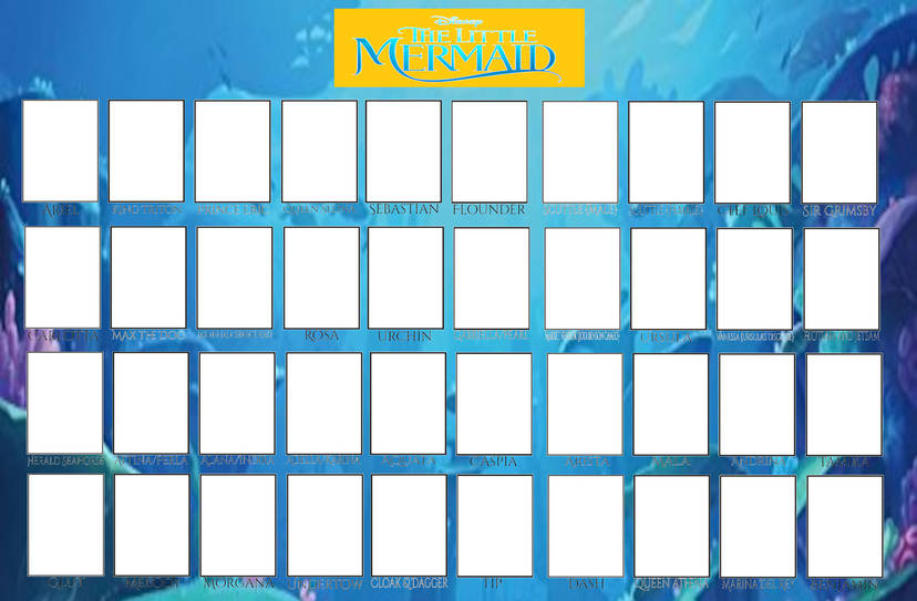 little mermaid recast Blank Meme Template