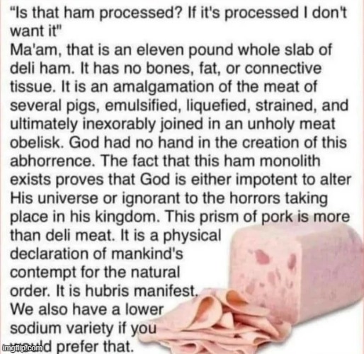 those who ham | made w/ Imgflip meme maker