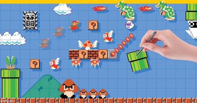 image tagged in super mario maker | made w/ Imgflip meme maker