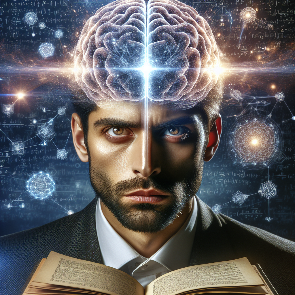 Smart guy developing 100% brainpower Blank Meme Template