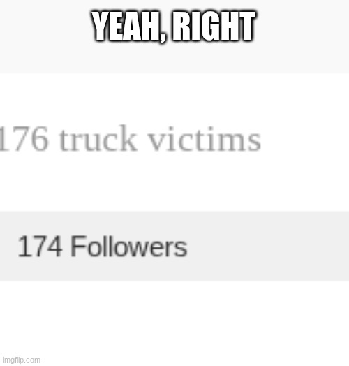 YEAH, RIGHT | made w/ Imgflip meme maker