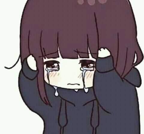 cry in anime Blank Meme Template