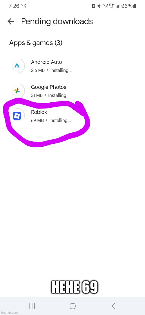 69 | HEHE 69 | image tagged in memes,funny,roblox,69 | made w/ Imgflip meme maker