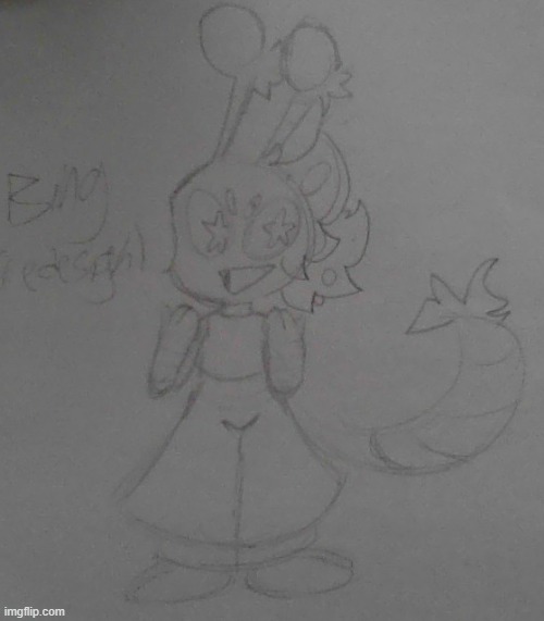 potential slight redesign of an oc of mine. should i change her? | made w/ Imgflip meme maker