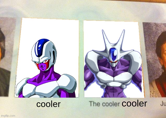 Daniel, The cooler Daniel (blank) | cooler; cooler | image tagged in daniel the cooler daniel blank,dbz | made w/ Imgflip meme maker
