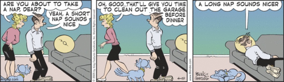 Blondie | image tagged in comics | made w/ Imgflip meme maker