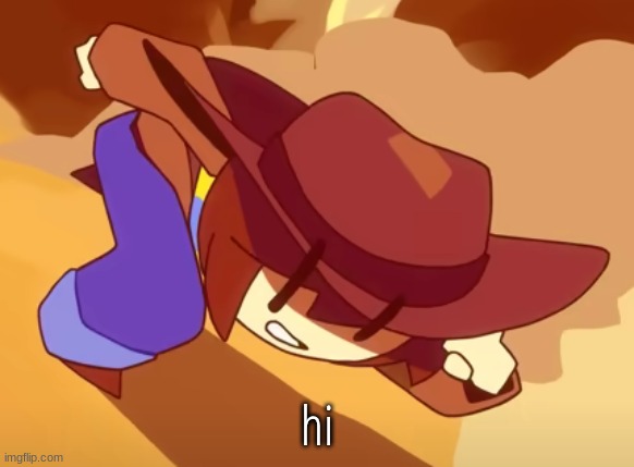 a little late to say this but like | hi | image tagged in run | made w/ Imgflip meme maker