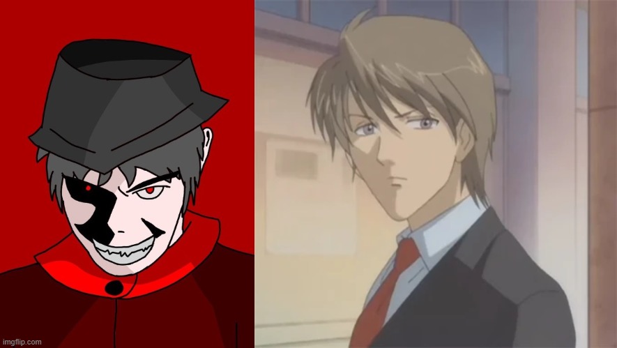 Avin Q. Mepios and Naoki Irie (itazura na kiss) | image tagged in mepios | made w/ Imgflip meme maker