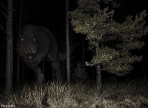 Spooky | image tagged in dinosaur | made w/ Imgflip meme maker