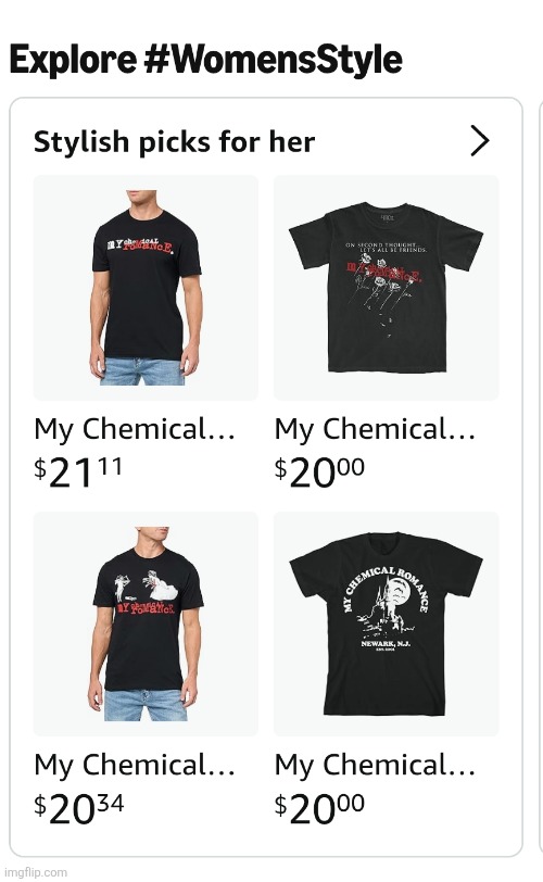 Amazon knows that girls don't want Justin Bieber they want mcr | made w/ Imgflip meme maker