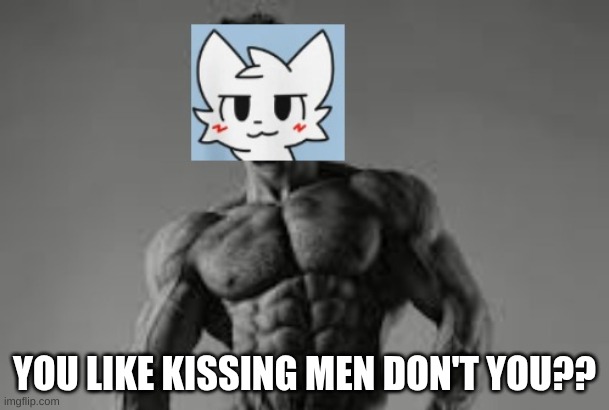 mankisser | YOU LIKE KISSING MEN DON'T YOU?? | made w/ Imgflip meme maker