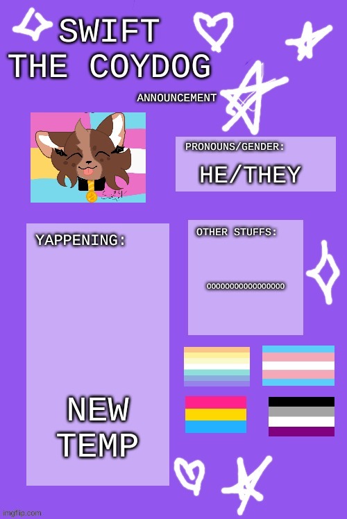 6.0 | HE/THEY; OOOOOOOOOOOOOOOOO; NEW TEMP | image tagged in 6 0 | made w/ Imgflip meme maker