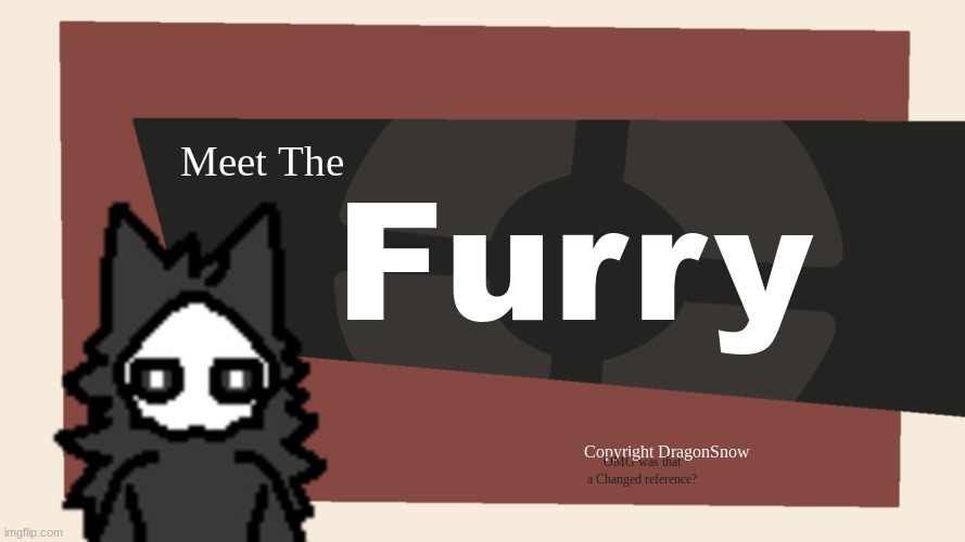 ? | Furry; Meet The; Copyright DragonSnow; OMG was that a Changed reference? | image tagged in meet the blank,changed,puro | made w/ Imgflip meme maker