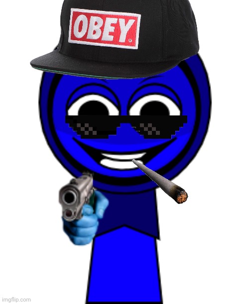MLG Jevin | image tagged in jevin with gun | made w/ Imgflip meme maker