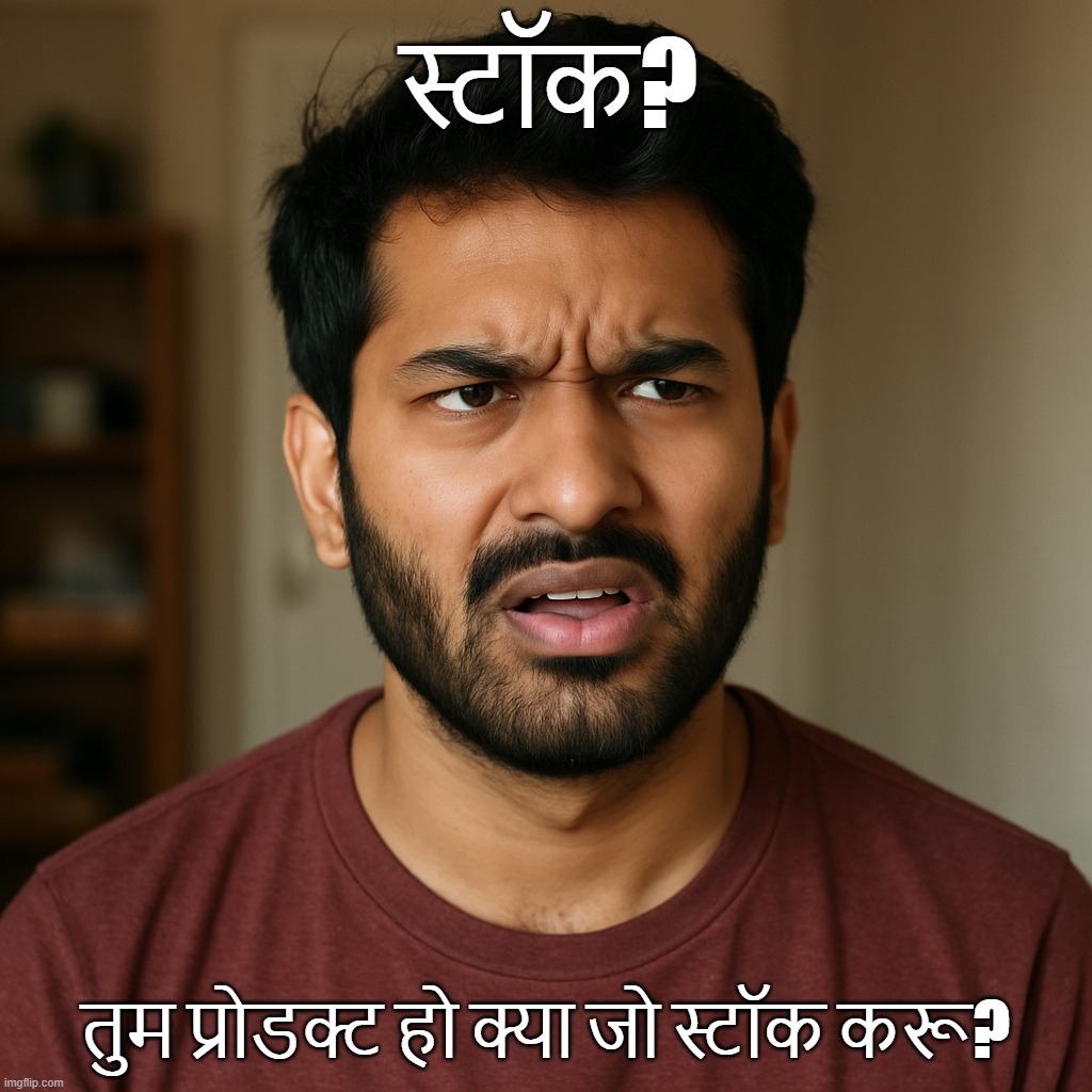 Funny or Roast on Females?....(just a joke, okay? Don't take it too literally....) | स्टॉक? तुम प्रोडक्ट हो क्या जो स्टॉक करू? | image tagged in indian meme,dank meme,roast humor,joke,indian | made w/ Imgflip meme maker