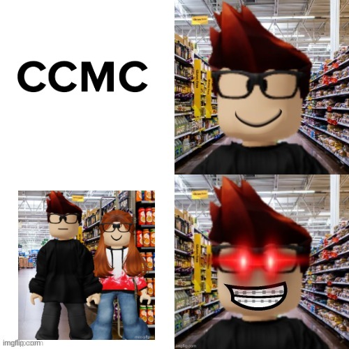 POV: when MC finds this logo on an adhesive tape. | image tagged in mc getting triggered meme,mc,cc,memes,mc and cc | made w/ Imgflip meme maker