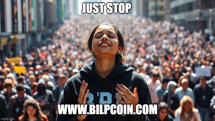 JUST STOP; WWW.BILPCOIN.COM | made w/ Imgflip meme maker