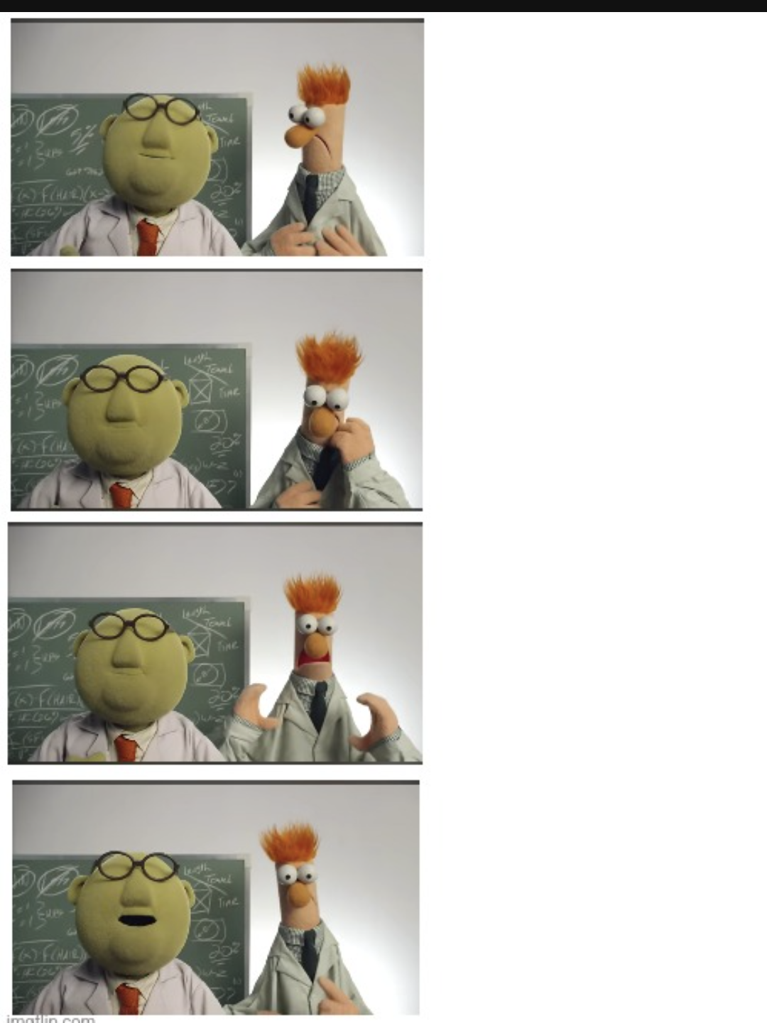Beaker Explains the Universe Blank Meme Template
