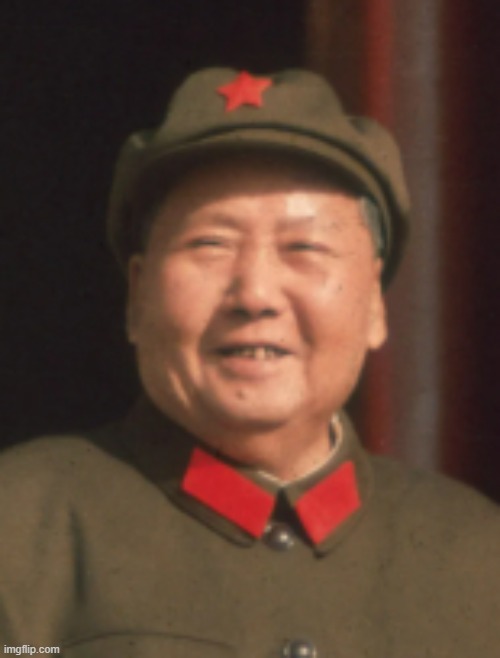just some nice old gu----WHAT | image tagged in mao | made w/ Imgflip meme maker