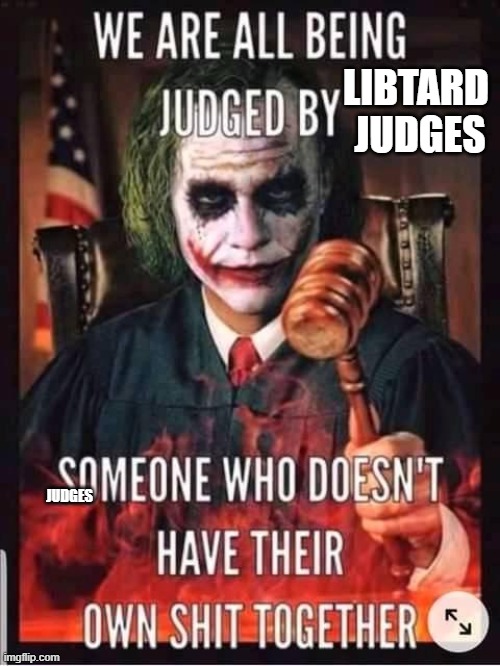 Libtard Judges? | LIBTARD 
JUDGES; JUDGES | image tagged in libtard judges | made w/ Imgflip meme maker