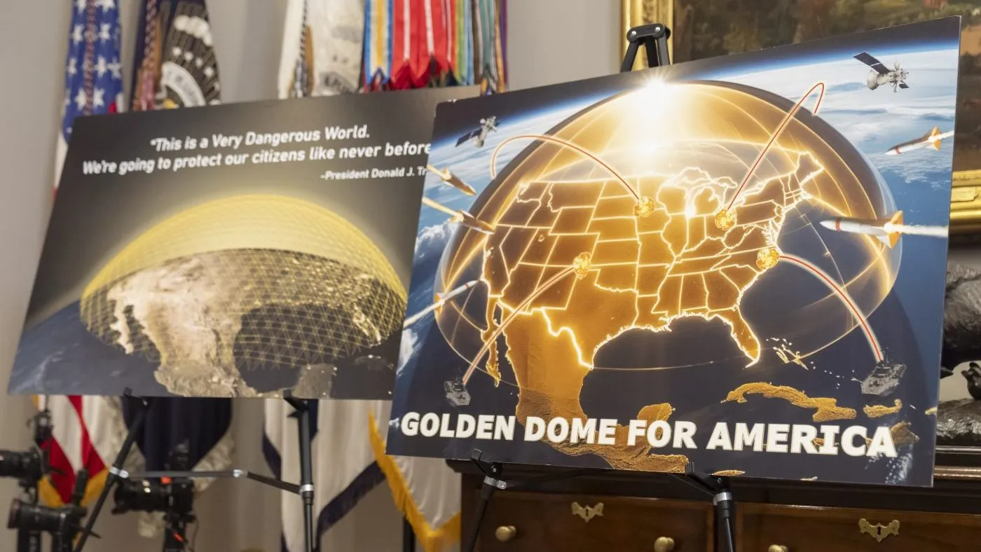 Golden Dome Blank Meme Template