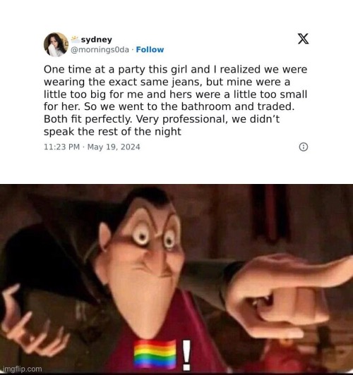 image tagged in dracula point | made w/ Imgflip meme maker