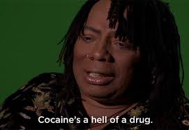 Rick James “Cocaine is a Hell of a Drug” Blank Meme Template
