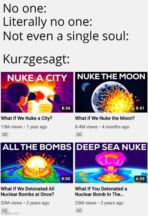 Kurzgesagt problems | image tagged in kurzgesagt problems | made w/ Imgflip meme maker