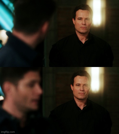 It's So Gay To Smile Like This After Receiving A Loose Death Threat | image tagged in supernatural,arthur,sketch,badass,chaos,bisexual | made w/ Imgflip meme maker