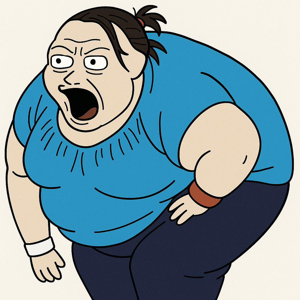 Obese wojak (F) Blank Meme Template