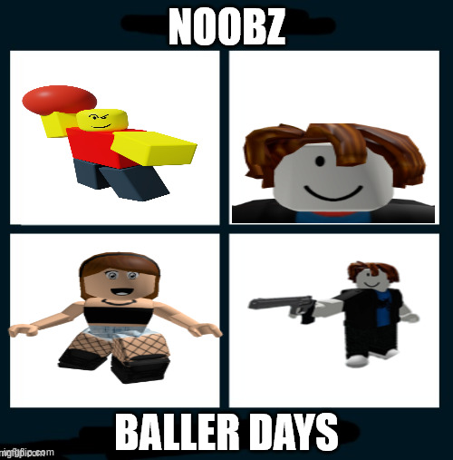 Demon Days Cover | NOOBZ; BALLER DAYS | image tagged in demon days cover | made w/ Imgflip meme maker