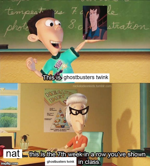 Sheen's show and tell | ghostbusters twink; nat; ghostbusters twink | image tagged in sheen's show and tell | made w/ Imgflip meme maker