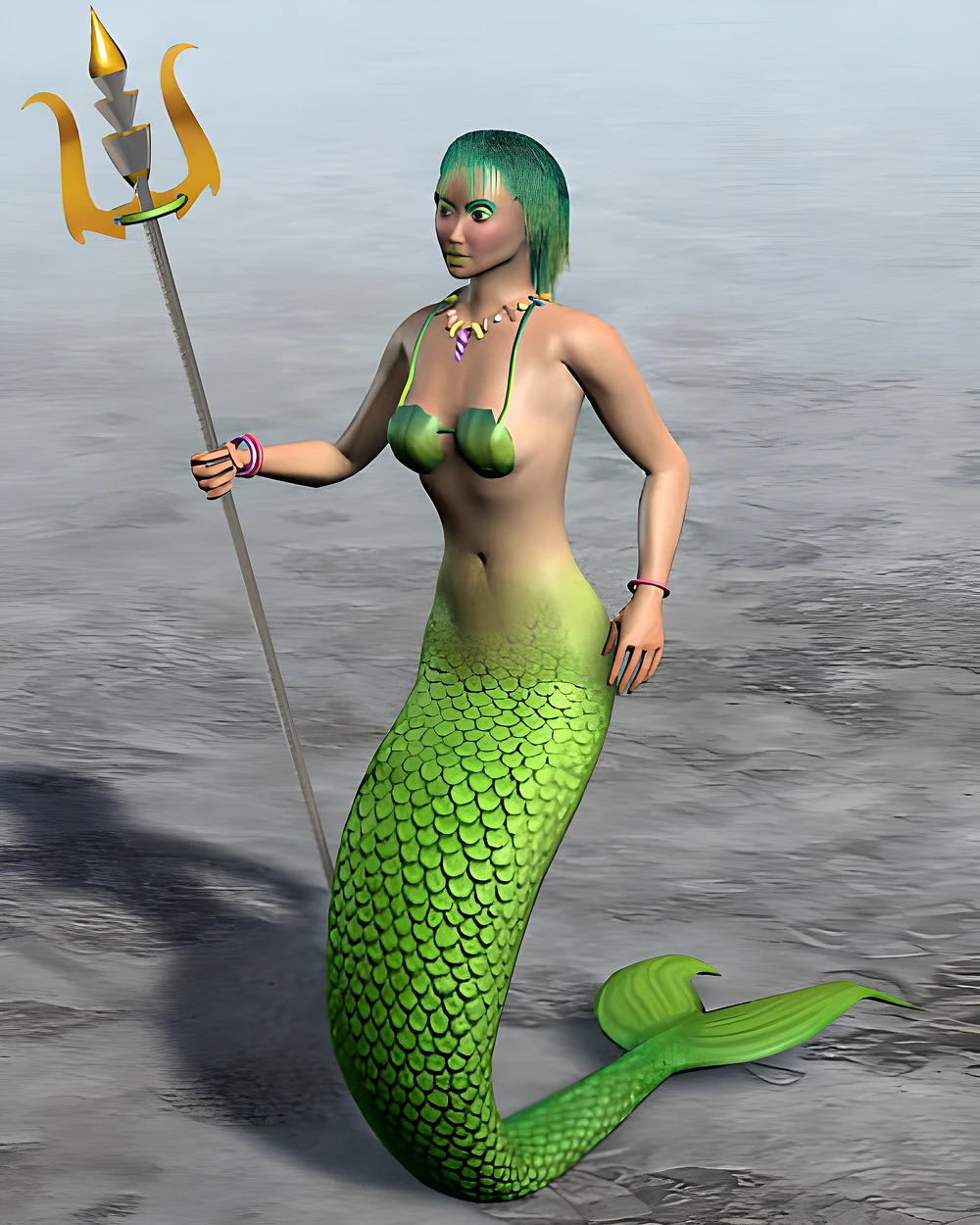 bad mermaid Blank Meme Template