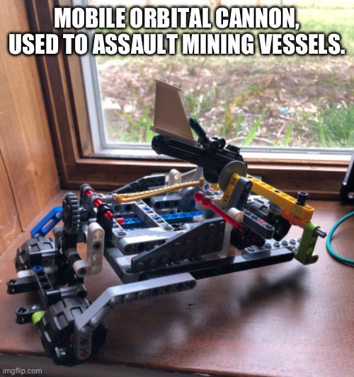 KANONE | MOBILE ORBITAL CANNON, USED TO ASSAULT MINING VESSELS. | made w/ Imgflip meme maker