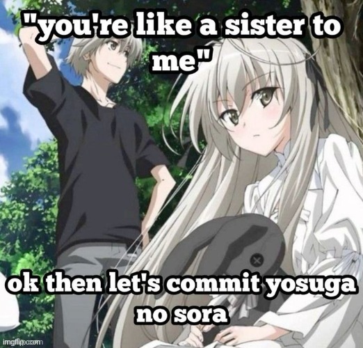 image tagged in yosuga no sora | made w/ Imgflip meme maker