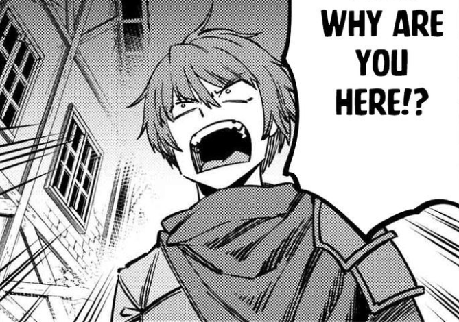 Why are you here!? Blank Meme Template