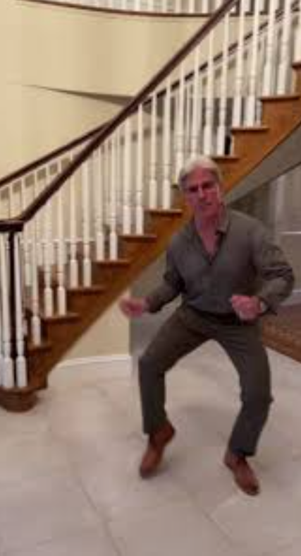 Old guy dancing Blank Meme Template