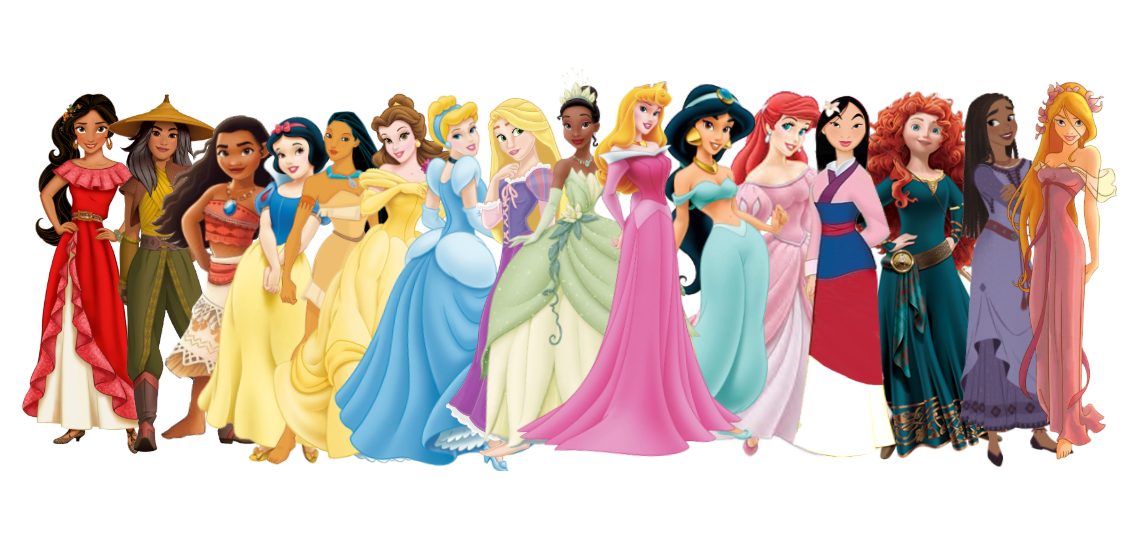 The Sixteen Whole Group of Princesses Blank Meme Template