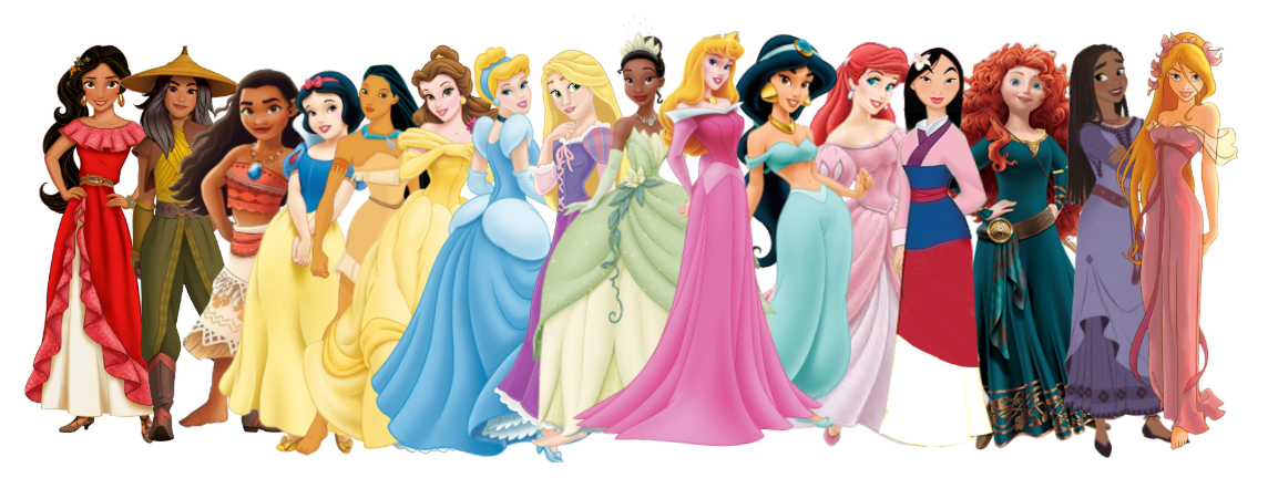 The Sixteen Whole Group of Princesses Blank Meme Template