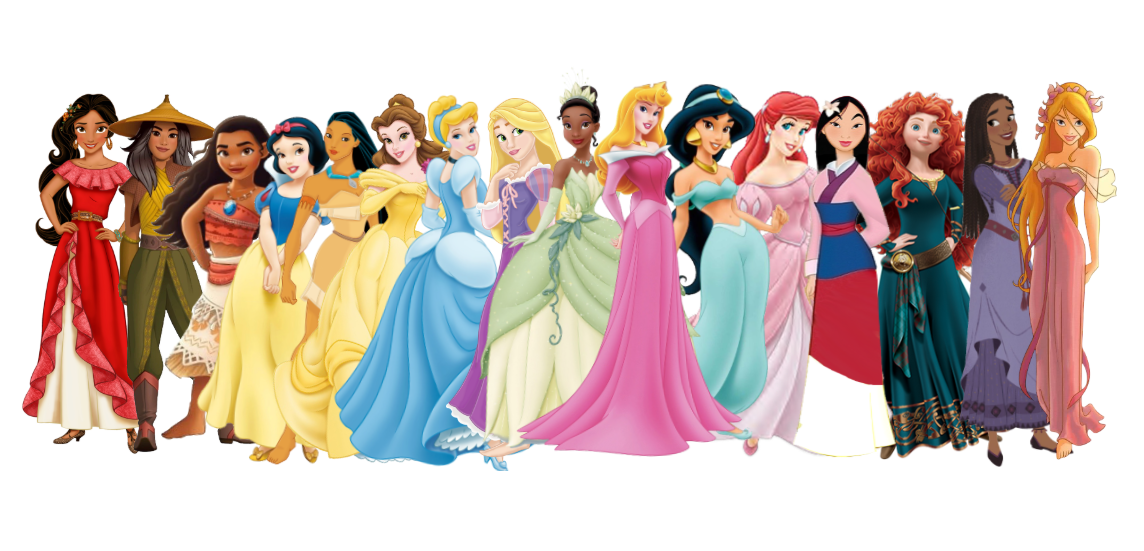 The Sixteen Whole Group of Princesses Blank Meme Template