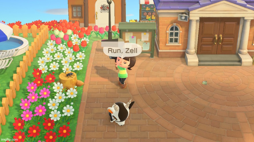 Day two of Chara but animal crossing | image tagged in animal crossing,chara,undertale | made w/ Imgflip meme maker