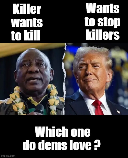 Wants to stop killers; Killer wants to kill; Which one do dems love ? | made w/ Imgflip meme maker