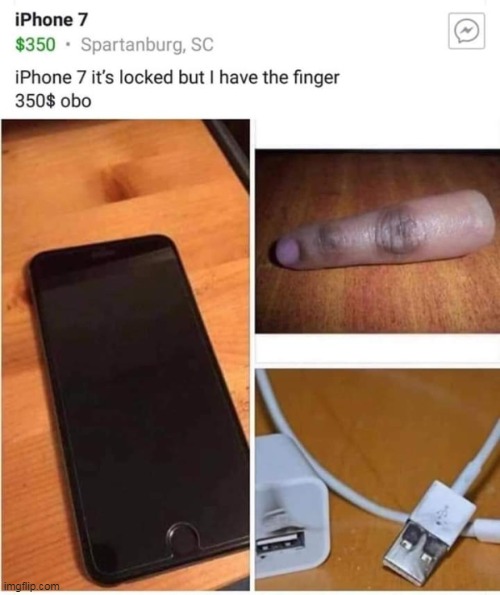 Rules say you can't use a gory finger | image tagged in locked iphone meme | made w/ Imgflip meme maker