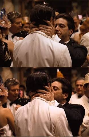 Michael Fredo Kiss Blank Meme Template