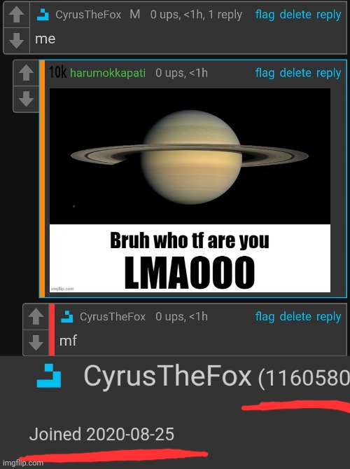 i got saturned | made w/ Imgflip meme maker